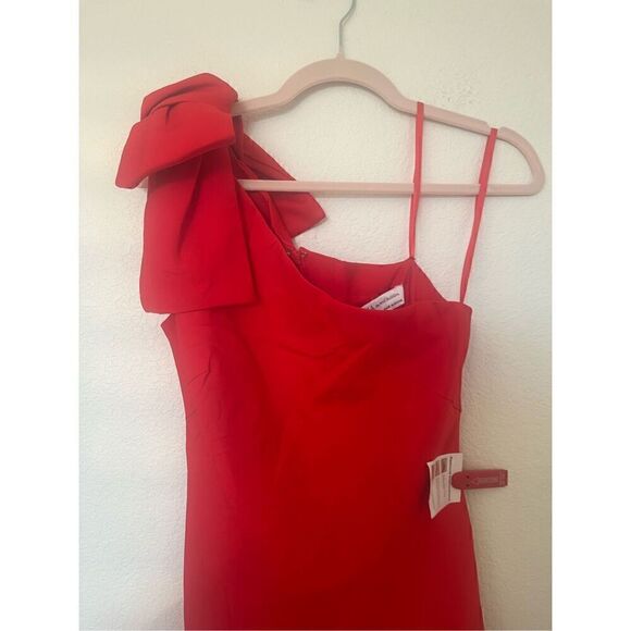 Mac Duggal BOW ONE SHOULDER EVENING GOWN New - Picture 5 of 8